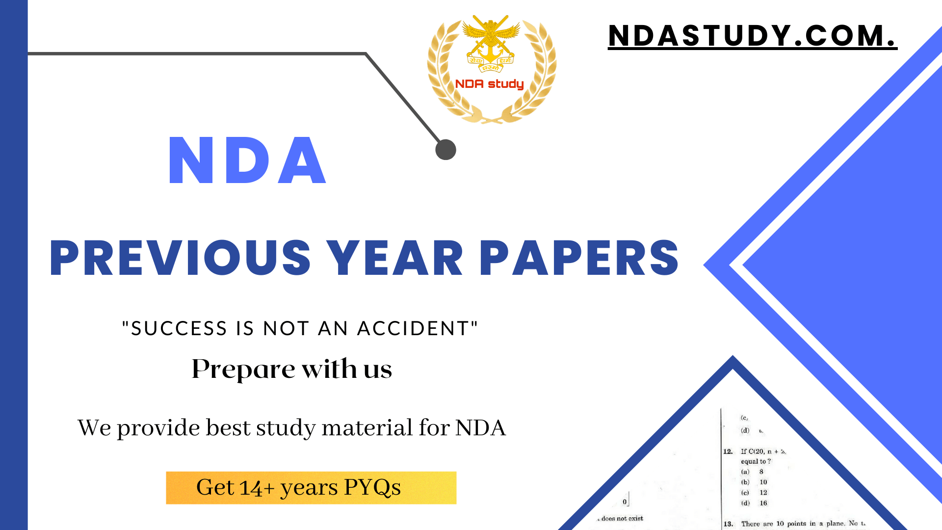 NDA Previous Year Question