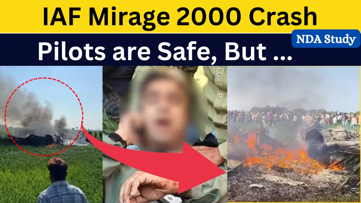 IAF Mirage 2000 Crashes in Madhya Pradesh, Both Pilots Safe But... 1 IAF Mirage 2000 Crashes in Madhya Pradesh