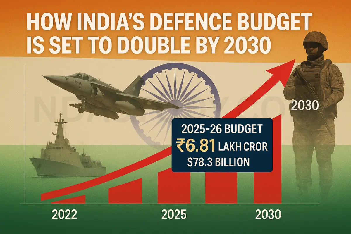 How India’s Defence Budget Is Set to Double by 2030