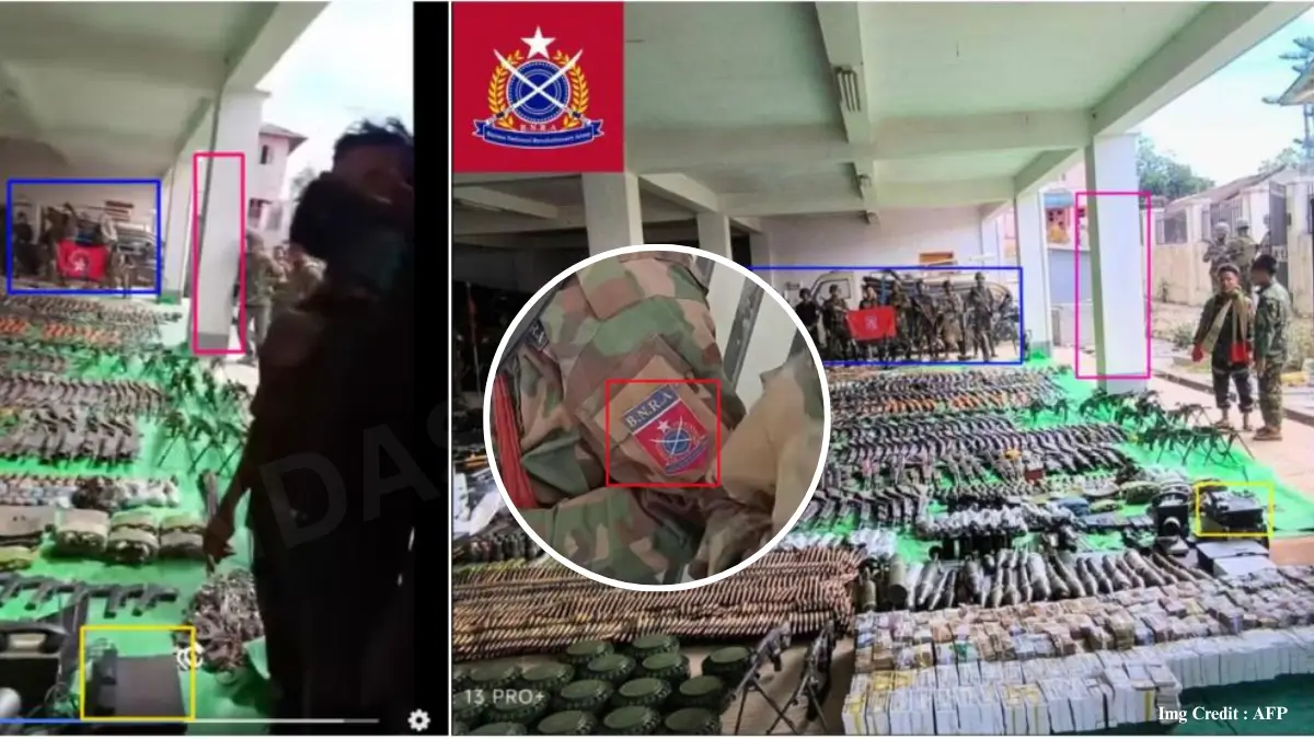 truth behind the ‘arms seized in Manipur’ footage