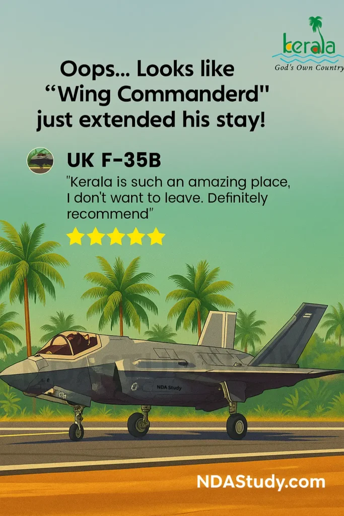 How Kerala’s British F-35B Jet Became a Meme Sensation—And Flew Home After a Month 2 British F 35B Jet Became a Meme Sensation NDA Study Version
