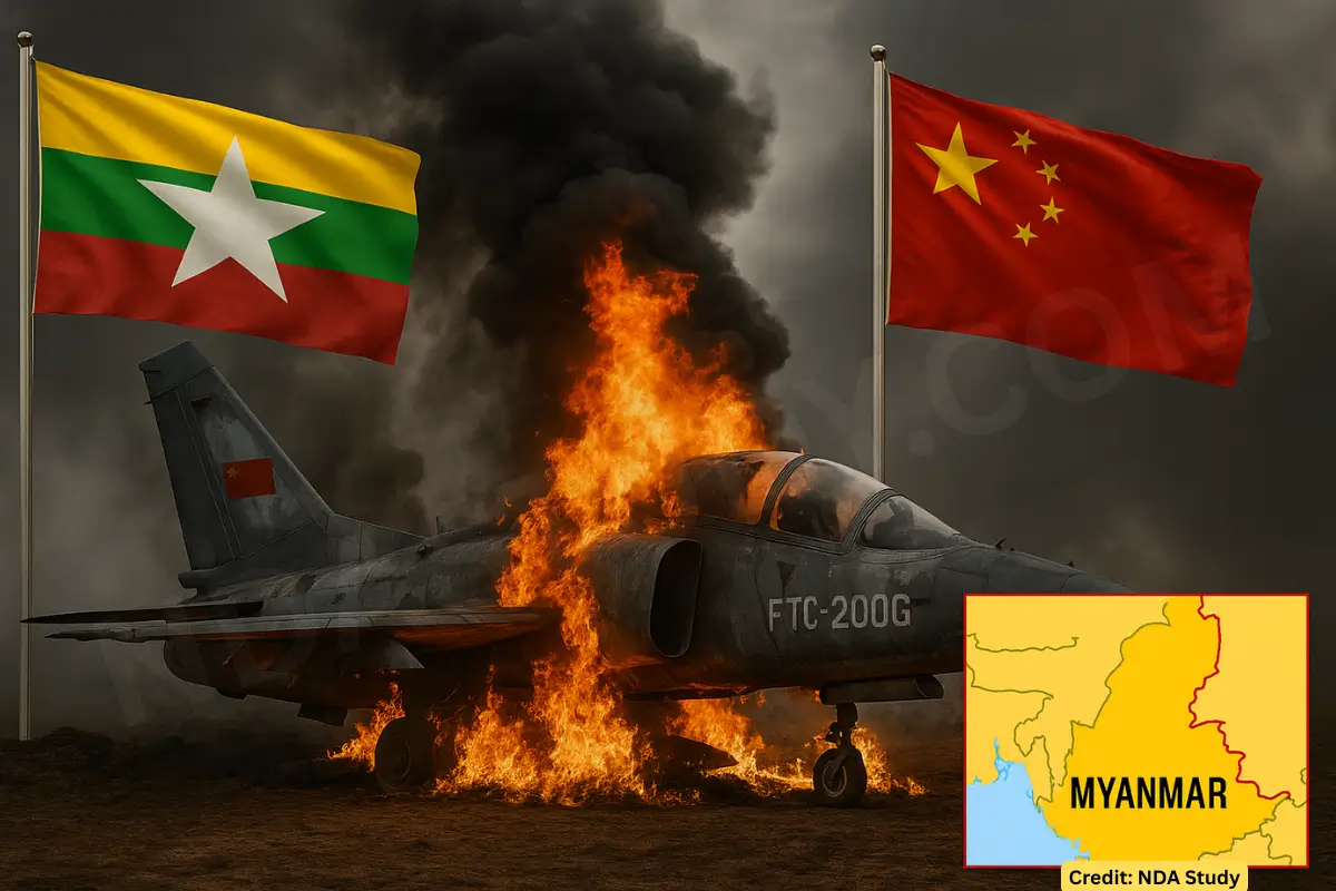 China's FTC-2000G Fighter Shot Down in Myanmar