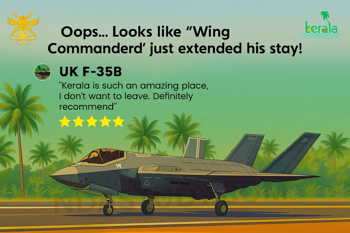 How Kerala’s British F-35B Jet Became a Meme Sensation