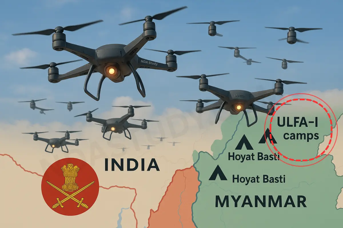India’s Massive Drone Swarm Strike on ULFA-I Camps in Myanmar: Surgical Strike 2025 1 India’s Massive Drone Swarm Strike on ULFA-I Camps in Myanmar