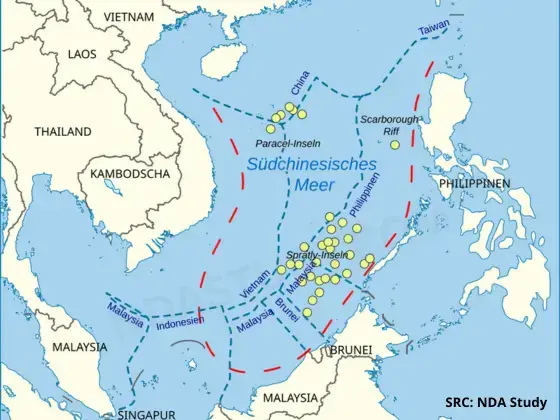 India-Philippines Joint Naval Patrol 2025 Shatters China’s South China Sea Strategy 2 India-Philippines Joint Naval Patrol 2025 (Map of the nine-dash line and EEZs)
