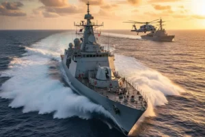 INS Sahyadri Crushes QUAD’s Malabar 2025 Sea Phase