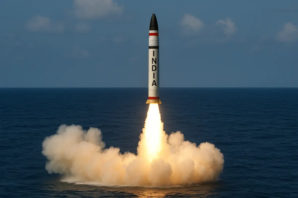 K-5 SLBM Stage-2 Motor Test Succeeds
