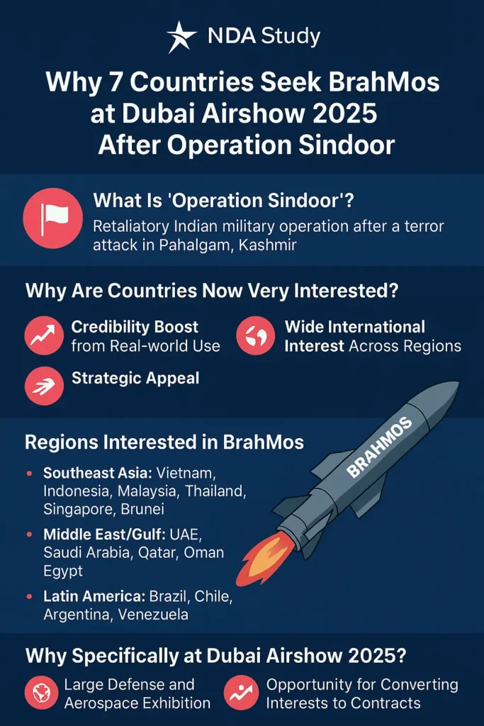Why 7 Countries Seek BrahMos at Dubai Airshow 2025 After Operation Sindoor