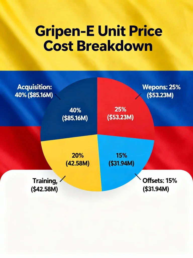 Why Colombia’s Gripen-E Deal Costs More Than Rafale, F-35, and F-16 (Full Cost & Geopolitical Breakdown)
