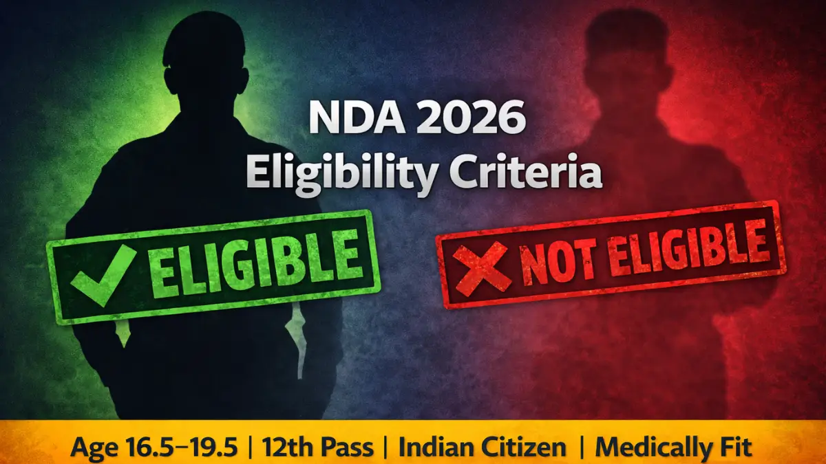 NDA 2026 Eligibility Criteria