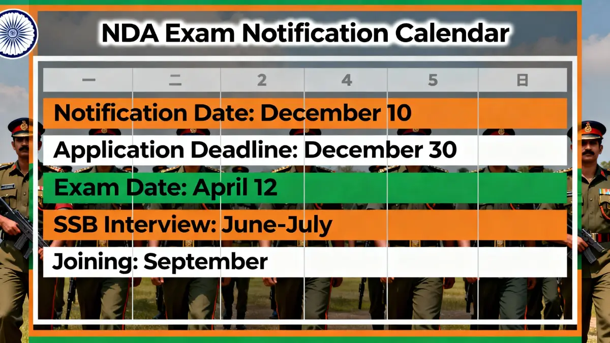 NDA 2026 Full Exam Calendar